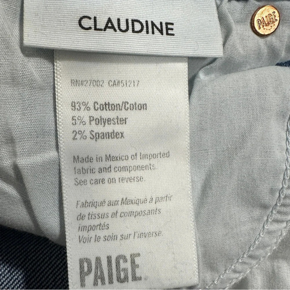Paige Claudine high waist ankle flare jeans, size 30, distressed. spring, casual - Picture 7 of 13